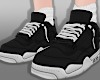 simple black sneakers
