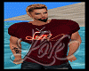 JA" Love Shirt Red