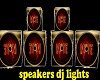 dj speakers lights
