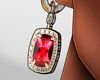 R | earring ruby