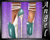 L$A Phylicia Teal Heels
