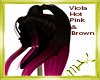 Viola Hot Pink & Brown
