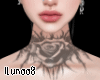 L. dark rose tattoo