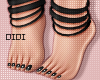 !!D Cute Feet Black