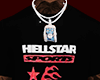 T Shirt Hell star Black