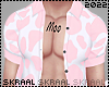 S| Cow Shirt Pink