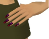 Purple twist nails