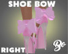 *BO SHOE BOW RIGHT PINK