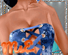 ❂Corset Flower Blue