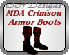 Crimson Dragon Boots M