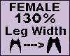 Leg Thigh Scaler 130% Fe