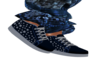 Blue denim sneakers UA