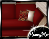 Red Formal Family Sofa