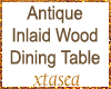 Antique Inlay Table