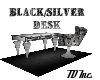 Black/Silver Desk