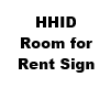 HHID Room for Rent Sign