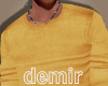 [D]Casual yellow sweater