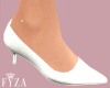 F! Casual Heels White