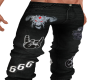 Satanic Patch Jeans
