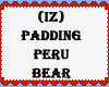 Padding Peru Bear Plush