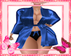 Blue Silk Robe