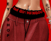 EY Hangout Red Baggy