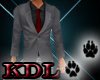 (KDL) Charcoal Suit