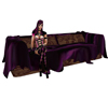 velvet sofa with poses