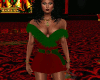 Red Green Sexy Dress