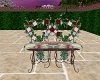 Floral Wedding bench