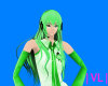|VL|Green Vocaloid Hair