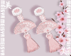 美 Chinese Earring Pink