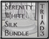 T3 Serenity White Silk