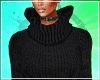 qSS! Black Crop Sweater