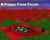 R/Poppy Field Picnic Rug