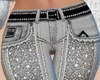 E* Gray Laced Denim RL