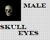 male skull eyes