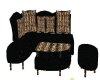 MF/Tiger Print sofa set