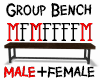 6v3| Group Seat Bench
