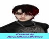 Men's red ombre