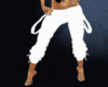{EL}White crop trousers