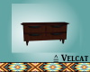 V: Wicker Wood Dresser