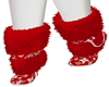 Red Flagz fur boots