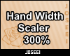 Hand Width Scaler 300%