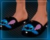 Stitch Black Slippers M