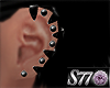 [S77]BlackOnyx Earstuds