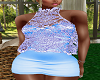 FG~ Blue Satin Dress