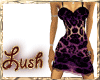 Leopard Dress - Purple