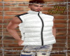 white puffer vest