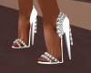 3R Diamond Heels White